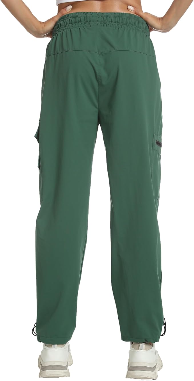 Quick Dry Women's Cargo Pants with Pockets Lightweight Hiking Joggers for Workout Athletic Casual Outdoor Camping