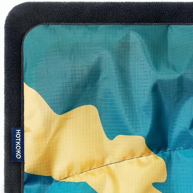 Waterproof Stadium Blanket, Fleece Camping Blanket Wearable Soft Warm Camp Blanket for Outdoor Camping, Picnic, Stadium, Sports, Beach, Car