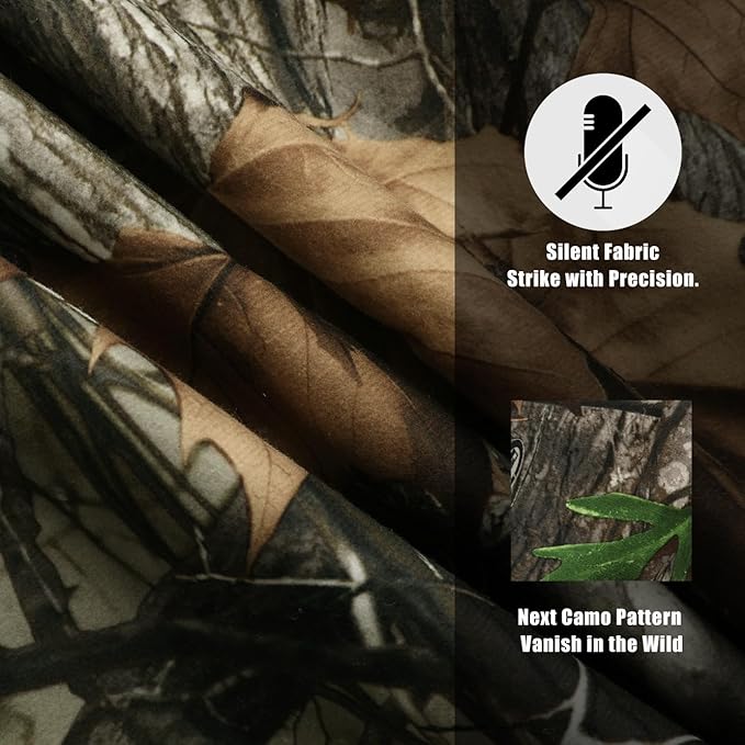 UIIHUNT Heated Hunting Vest for Men with 10000mAh Battery Pack, Lightweight Camo Heated Vest with 3 Heat Settings