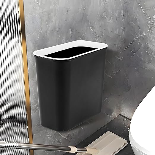 Skyflame 2.1 Gallon Magnetic Garbage Can, BBQ Grills Utensils Organizer Holder, Wall-Mounted Hanging Trash Bin for Kitchen, Cabinet, Door, Bedroom, Bathroom, Camping