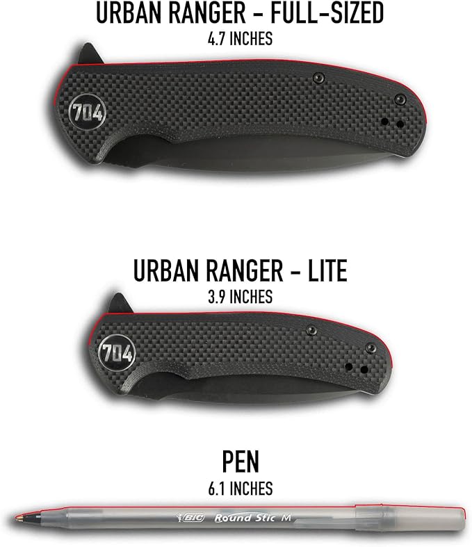 704 Gear Urban Ranger Lite | Green with Damascus Steel