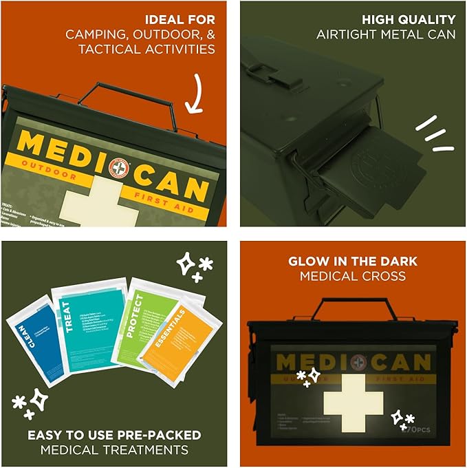 Be Smart Get Prepared 270Piece Medi+Can First Aid & Advance Wound Care Kit (Packaging may vary)