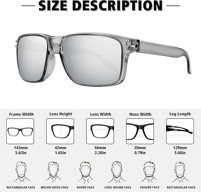 MEETSUN Polarized Sunglasses for Men Women Sports Driving Fishing Glasses UV400 Protection