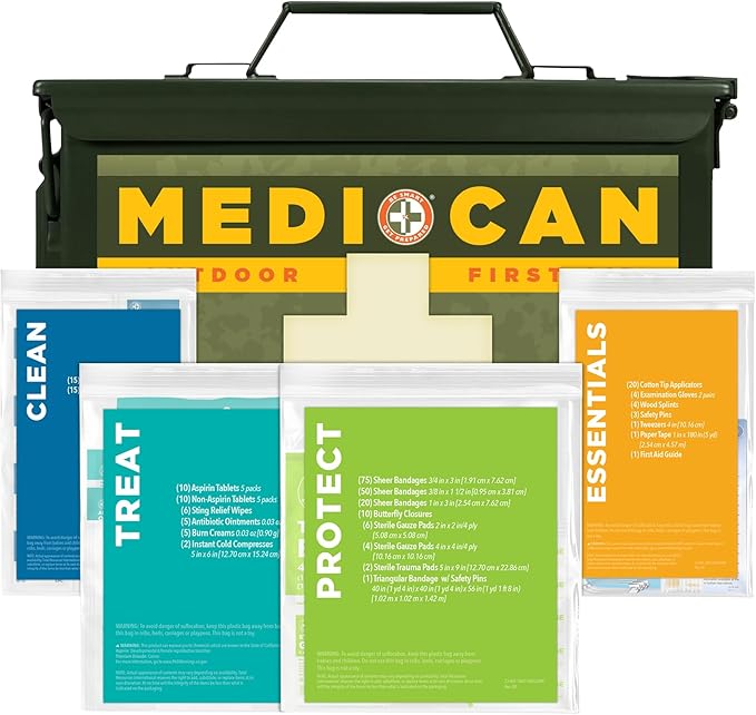 Be Smart Get Prepared 270Piece Medi+Can First Aid & Advance Wound Care Kit (Packaging may vary)