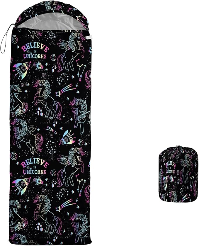 Print sleeping bag,sleeping bags,Outdoor Camping Sleeping Bag,Suitable For Children Boys And Girls Portable,Waterproof,Compact And Lightweight,Great For Outdoor Camping,Backpacking And Hiking
