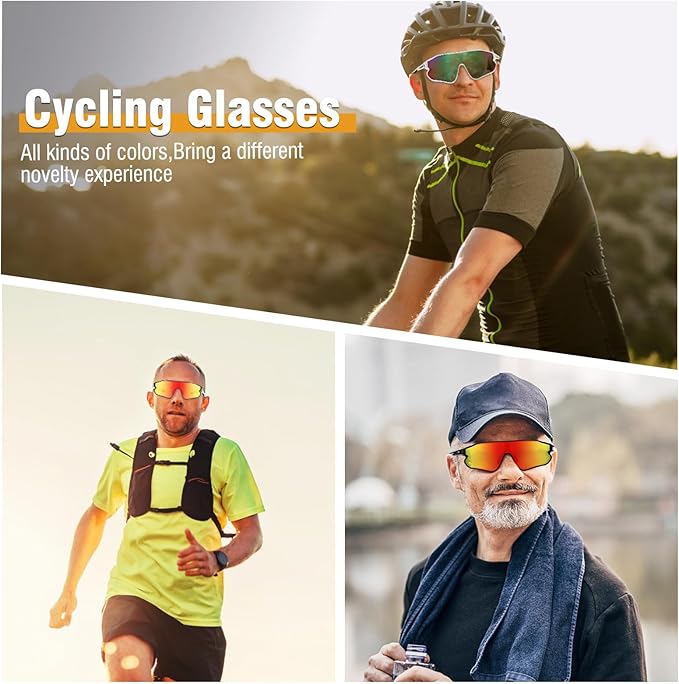 DUCO Sports Polarized Sunglasses for Men Women Running Sunglasses Fishing Cycling Baseball Glasses UV400 Protection DC0023