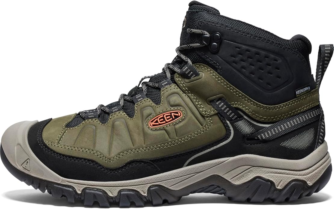 KEEN Men's Targhee 4 Mid Height Durable Comfortable Waterproof Hiking Boots