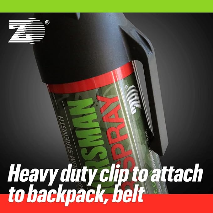 VEXOR Outdoorsman 9.2 oz. Pepper Spray 25-Foot Range for Ultimate Protection from Zarc