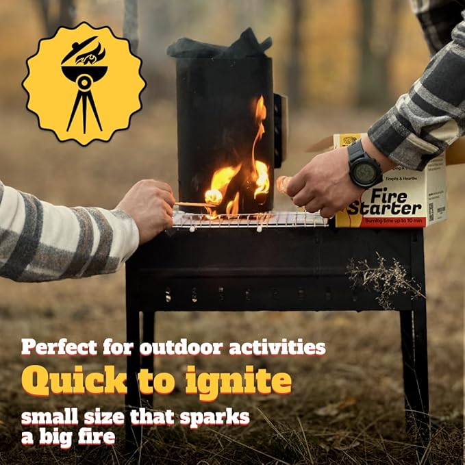 70pcs Fire Starter – Pine Wool & Natural Wax for Quick, Eco-Friendly Ignition of Grills, Fireplaces, Fire Pits & BBQs