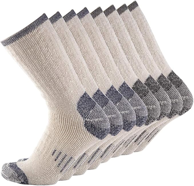 Merino Wool Men Crew Socks Warm Socks Athletic Socks for Men, Suitable for Hiking,Trekking,Camping …