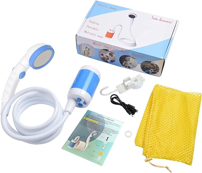 Iron Hammer Camp Shower Portable Shower Camping Shower Outdoor Camp Shower Head for Camping
