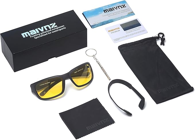 Floating Polarized Fishing Sunglasses for Men UV Protection Fishing Glasses Boating Kayaking Water Sport Glasses