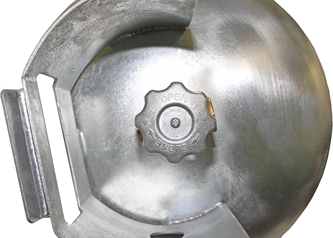 Flame King YSN100-GALV 100LB Galvanized Steel Propane Tank with POL Valve, Rust and Corrosion-Free, Built to Last