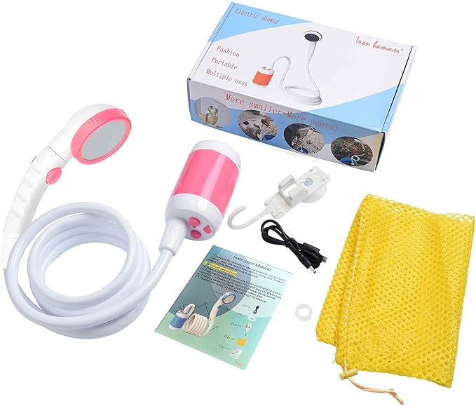 Iron Hammer Camp Shower Portable Shower Camping Shower Outdoor Camp Shower Head for Camping
