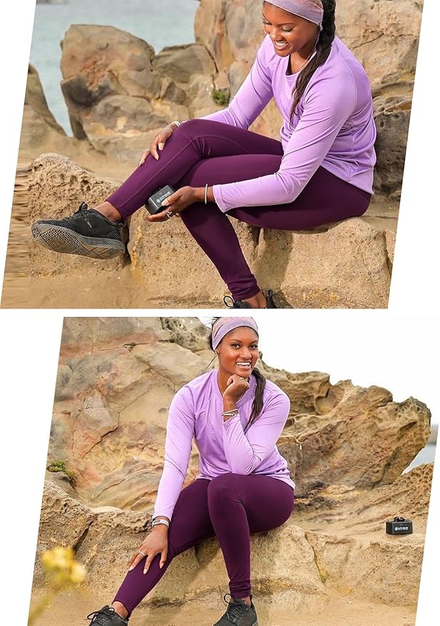 baleaf Women's Fleece Lined Leggings Water Resistant Thermal Winter Warm Tights High Waisted with Pockets Running Gear