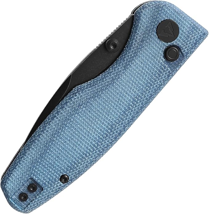 CMB Predator V3 Pocket Folding Knife for EDC with 3.42" Micarta Handle 14C28N Steel Blade Camping Hiking Knife with Pocket Clip for Men Women CMB-19 (CMB-19E)