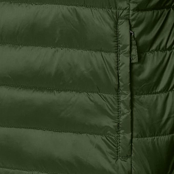 Amazon Essentials Men's Lightweight Water-Resistant Packable Hooded Puffer Jacket
