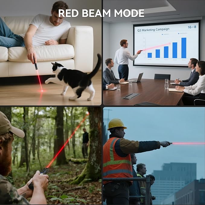 YC8005 2000 Lumen EDC Flat Flashlight Rechargeable with Red Beam, UV, Yellow and White Light LED Combo, Pocket Light with Magnet & COB, for Outdoor, Emergency, Camping.