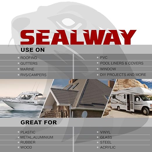 Silver RV Roof Sealant Tape, 2" x 50' Waterproof Repair Seal Tape – Extra Thick, UV-Resistant, Weatherproof Patch for Permanent Leak Sealing on RVs, Trailers, and Mobile Homes