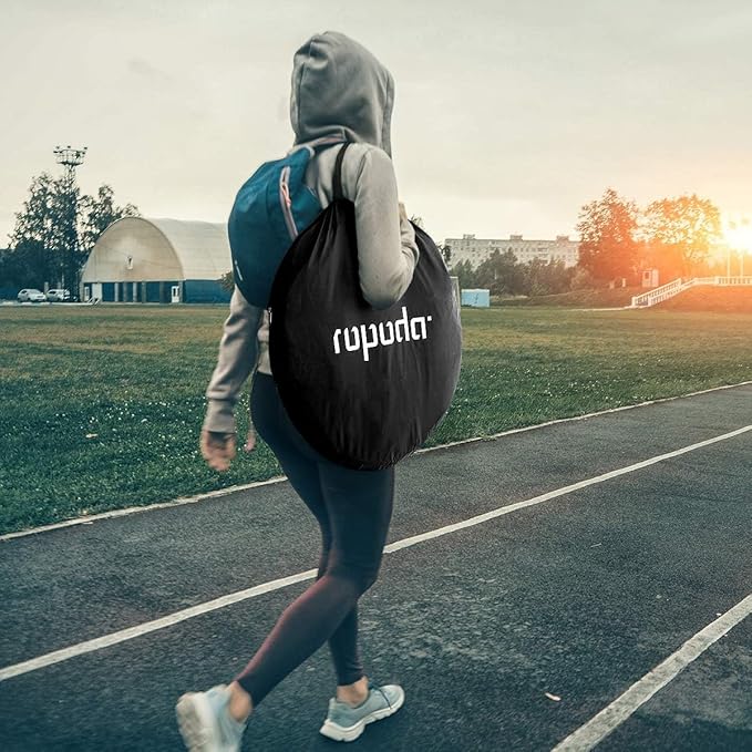 ROPODA Pop Up Tent 83inches x 48inches x 48inches, Upgrade Privacy Tent, Porta-Potty Tent Includes 1 Removable Bottom, 8 Stakes, 1 Removable Rain Cover, 1 Carrying Bag
