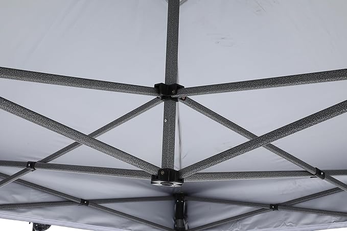 COBIZI 10x15 Pop Up Canopy Without Sidewall,Heavy Duty Canopy UPF 50+ All Season Wind Waterproof Commercial Outdoor Wedding Party Tents for Parties Gazebo with Carry Bag(10 x 15 ft Gray)