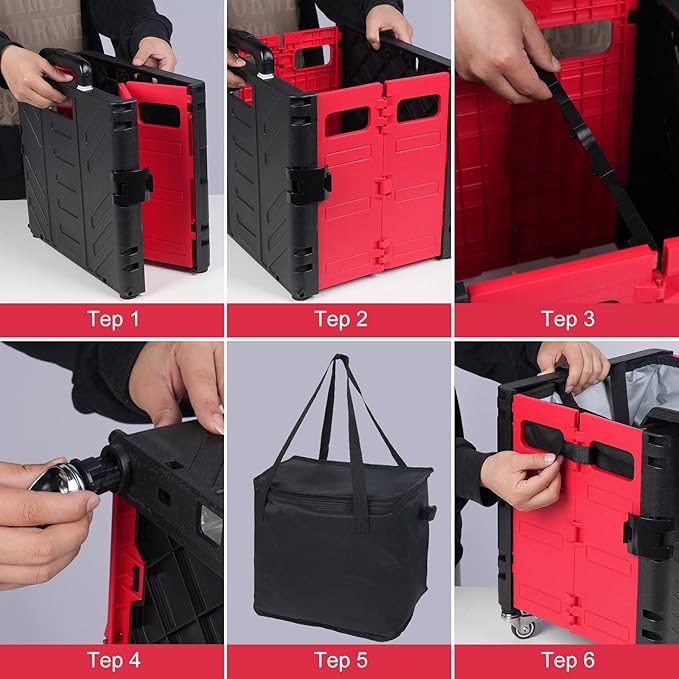 Cooler Bag Wheeled,Large Insulated Rolling Cooler Collapsible Leakproof Portable Hard Framed Ice Packs for Camping Picnic Beach Travel