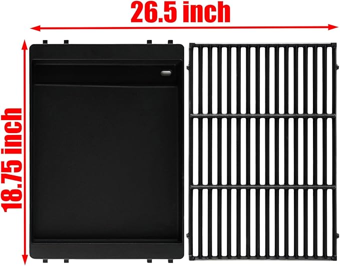 7599 66095 Replacement Parts Grate and Griddle for Weber Genesis ii 300 Series, Weber Genesis II E-310 ii E-315 ii E-325 ii E-330 ii E-335 ii S-310 S-335 Weber Grill Accessories GS4 Parts 66802 66805