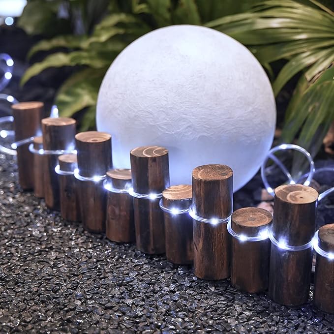 JMEXSUSS 200 LED Solar Rope Lights for Pool, 72ft 8 Modes Solar Rope Lights Outdoor Waterproof LED Solar Powered Rope Tube Fairy Lights for Fence,Gazebo,Yard,Walkway,Path,Garden Decor(White)