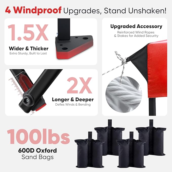 Sekey 10x10 Pop Up Canopy with One Push Setup-Easy Up Canopy with 99% UV Blocking - Instant Outdoor Sun Shade for Events, Parties, Camping- Commercial Gazebo with Weight Bags,Wind Proof&Waterproof