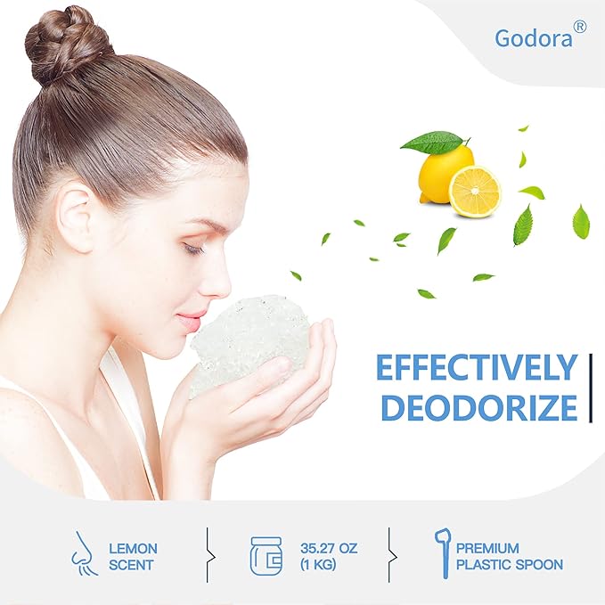 Godora ECO-Friendly Poo Urine Gel Powder with Spoon, Fast-Absorbing Camping Toilet Chemicals, Rapidly Biodegradable Eco Gel for Portable Toilet, for Outdoor Portable Bedpans & Emergencies