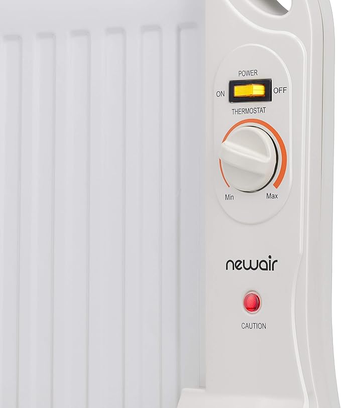 Newair 400W Portable Under Desk Heater - Slim Fit Design with Silent, Energy-Efficient Operation, Ideal for Office, Desk, Home, and More