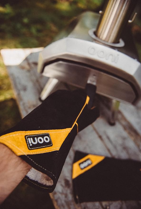 Ooni Grill Gloves - Heat and Fire Resistant, Protective Heat Proof Gloves Perfect for Outdoor Cooking, Grill, Fireplace, Barbecue or Pizza Oven