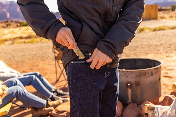 Gerber Gear Zilch Pocket Knife - 3.1" Plain Edge Blade Folding Knife - EDC Gear and Equipment - Lichen Green