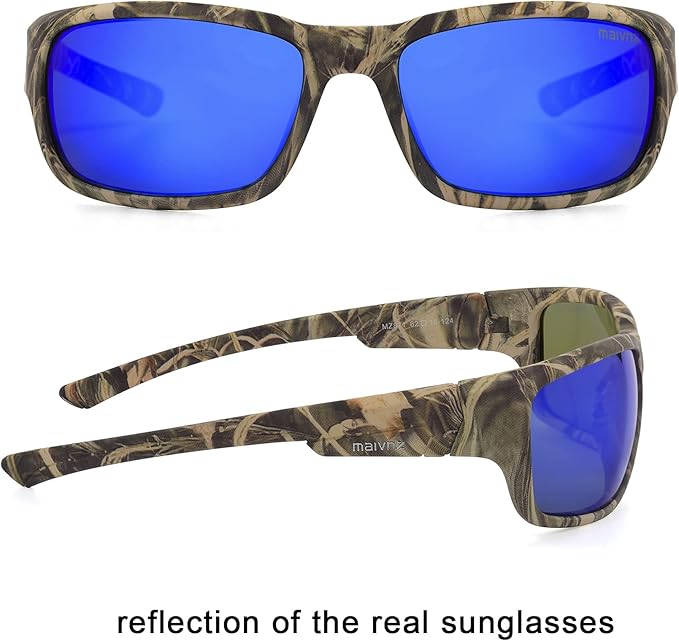 Floating Polarized Fishing Sunglasses for Men UV Protection Fishing Glasses Boating Kayaking Water Sport Glasses