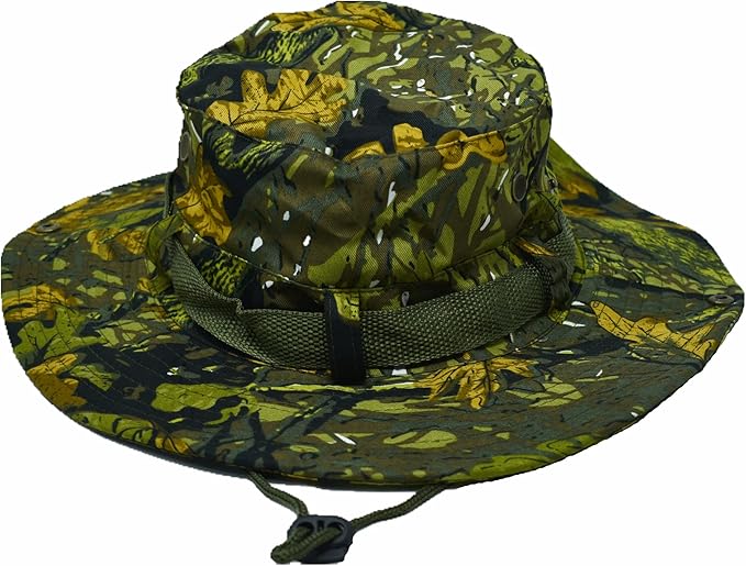 Glory Max Bucket Boonie Hat with Neck Flap Cover Sun Safari Wide Brim Fishing Garden Hiking Cap