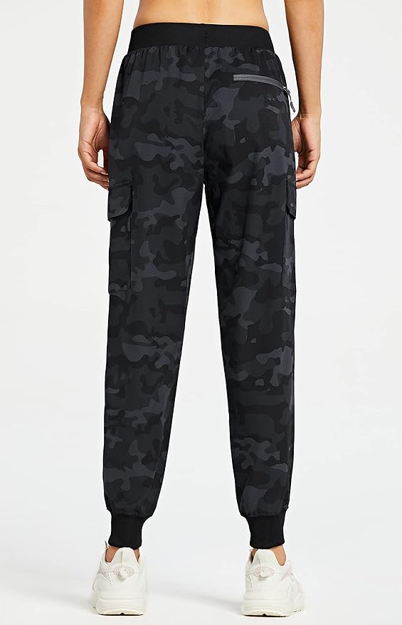 Libin Women's Cargo Joggers Lightweight Quick Dry Hiking Pants Athletic Lounge Casual Travel