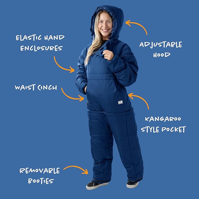 Selk'bag SWYTCH Lite Wearable Sleeping Bag & Jacket | 2-in-1, Lightweight, Eco-Friendly, 40°F for Camping & Travel