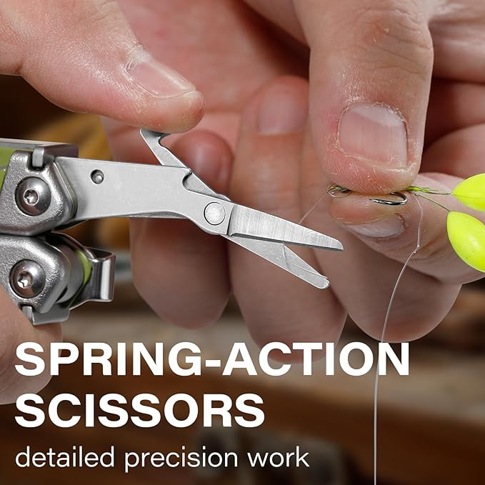 Multitool, 21-in-1 Multi Tool Pliers with Safety Locking and Spring-Action Scissors, Heavy-duty Stainless Steel Multi-tool Set with Nylon Sheath for Work, Home, Garden, DIY & Auto