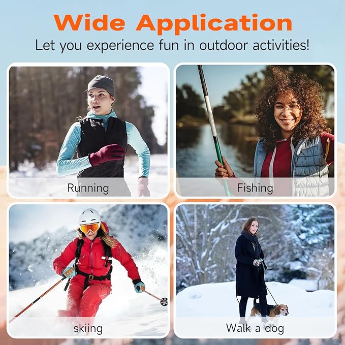 KOVNLO Heated Vest Women with Battery Pack Included, Smart Electric Lightweight Heated Jacket