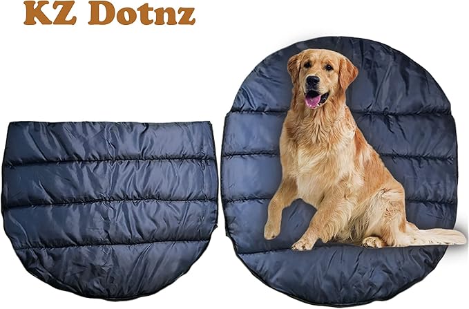 Camping Dog Sleeping Bed, Waterproof Packable Dog Cat Sleeping Bag, Durable Travel Bed for Pet with Storage Bag for Indoor/Outdoor