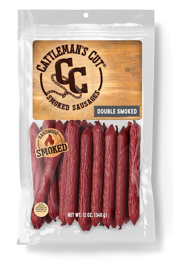 Cattleman's Cut Double Smoked Sausages, 12 Ounce