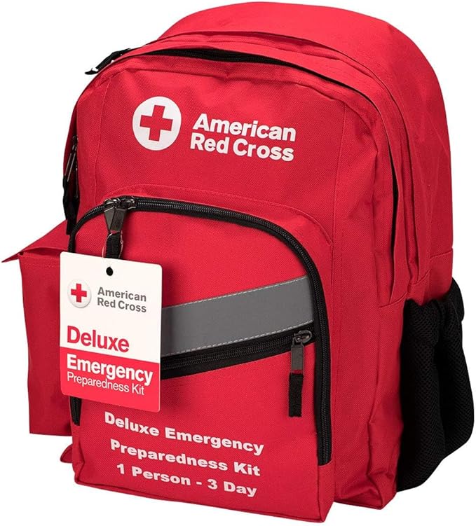 Officially Licensed Product | 3-Day Emergency Preparedness Deluxe Backpack | 72 Hour Survival Supplies for 1 Person | Water, Phone Charger, Blanket, Food