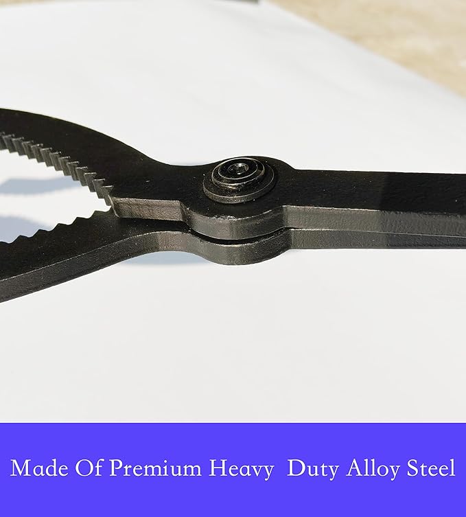 40" Fireplace Tongs Log Grabber Made Of Premium Heavy Duty Alloy Steel. Fire Tongs With Wood Handle Best For Fire Pit Fireplace Campfire Indoor & Outdoor. Upgraded Fire Pit Tools.