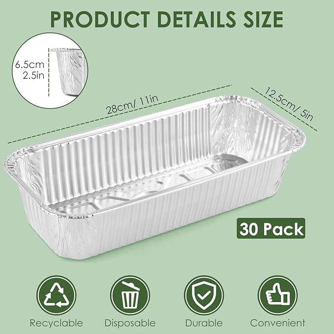 30 Pack 6417 6498 Grease Drip Cup Liners Compatible for Weber SmokeFire EX4 / EX6 / EPX6, Genesis II 400/600, Summit 400/600 Series, Disposable Aluminum Grill Drip Pan Liner for BBQ,Grilling,Oven