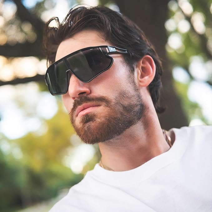 DUCO Sports Polarized Sunglasses for Men Women Running Sunglasses Fishing Cycling Baseball Glasses UV400 Protection DC0023