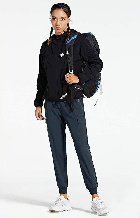 Libin Women's Cargo Joggers Lightweight Quick Dry Hiking Pants Athletic Lounge Casual Travel