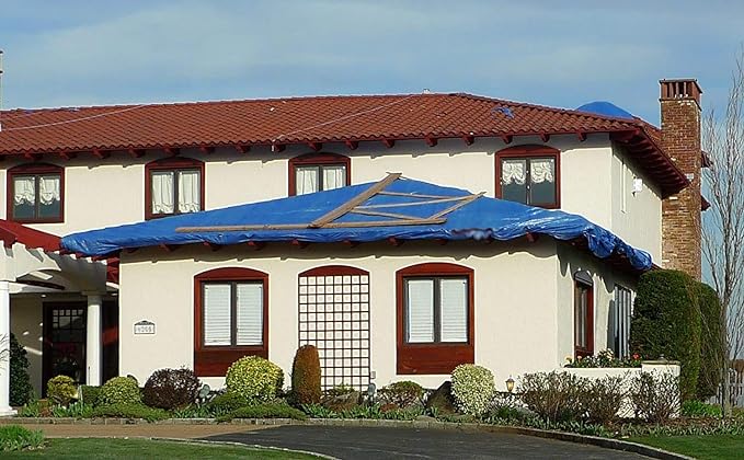 Kotap 20-ft x 30-ft General Purpose Blue Poly Tarp, Item: TRA-2030