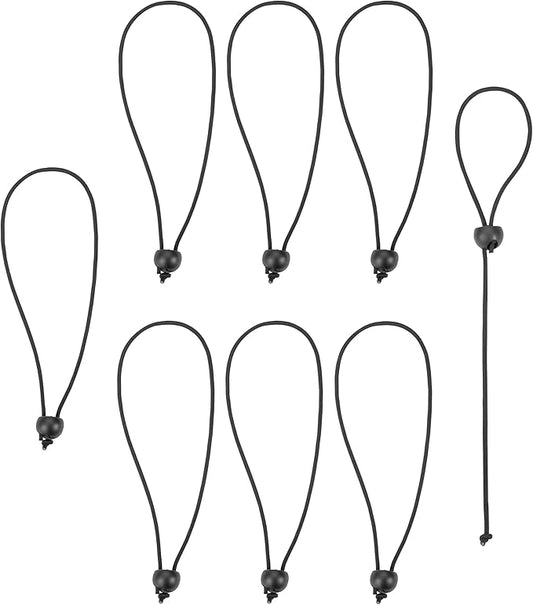 SmartStraps Adjustable Toggle Ball Bungee Cord, Adjust Tension And Length From 2-12” – Great To Keep In Your Car, Boat And Workshop (pack of 8)
