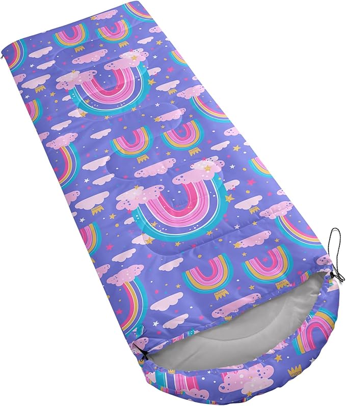 Sleeping Bags for Girls Adults, 3 Season Warm Cool Weather,Lightweight Waterproof Sleeping Outdoors, Camping Gear Equipment