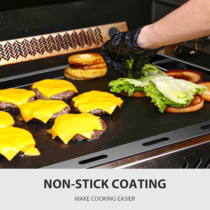 Utheer Ceramic Full Size Griddle Insert for Weber Spirit I & II 200 Series E-210 E-220 S-210 S-220, Spirit 200/300 (2025), Replacement for Weber 7637– Nonstick, Easy Clean, Even Heat for Outdoor BBQ